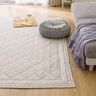 洗える抗菌防臭加工ラグ 麻混風PFL(185X240 NR02) 10枚目画像