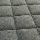 洗えるくしゅくしゅキルト ラグ(185X185 グレー rST2) 11枚目画像