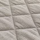 洗えるくしゅくしゅキルト ラグ(185X240 グレー rST2) 10枚目画像