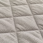 洗えるくしゅくしゅキルト ラグ(185X240 グレー rST2) 10枚目画像