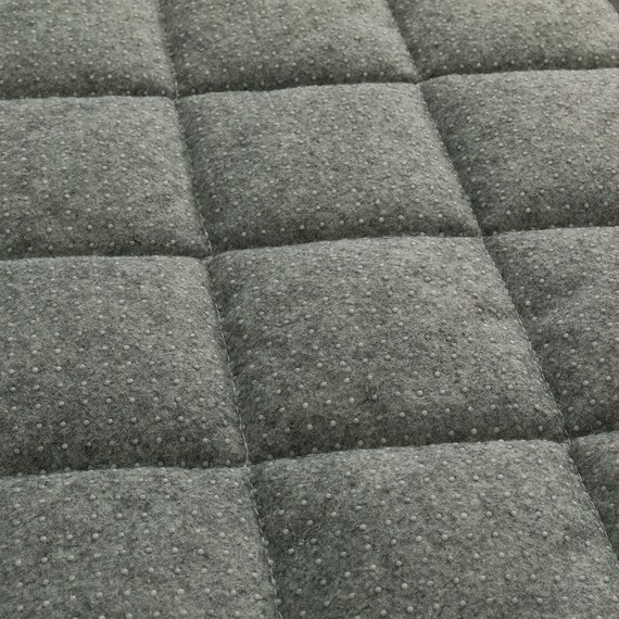 洗えるくしゅくしゅキルト ラグ(185X240 グレー rST2) 11枚目画像