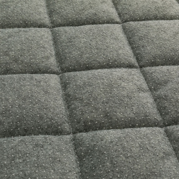 洗えるくしゅくしゅキルト ラグ(185X240 グレー rST2) 11枚目画像