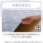 洗える接触冷感ラグ NクールリボンLA(130X185 ブルー NR04) 5枚目画像