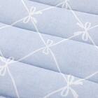 洗える接触冷感フロアマット NクールリボンLA(50X80 ブルー NR04) 10枚目画像