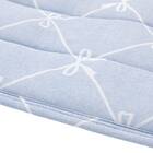 洗える接触冷感フロアマット NクールリボンLA(50X80 ブルー NR04) 11枚目画像