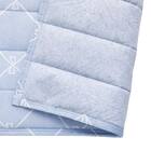 洗える接触冷感フロアマット NクールリボンLA(50X80 ブルー NR04) 12枚目画像