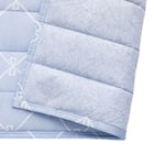 洗える接触冷感フロアマット NクールリボンLA(50X80 ブルー NR04) 12枚目画像