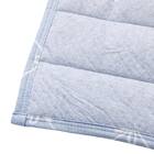 洗える接触冷感フロアマット NクールリボンLA(50X80 ブルー NR04) 13枚目画像