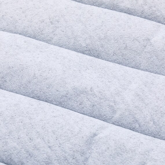 洗える接触冷感フロアマット NクールリボンLA(50X80 ブルー NR04) 14枚目画像