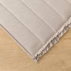 洗える接触冷感ラグ Nクールフリル(130X185 モカ rDS1) 13枚目画像