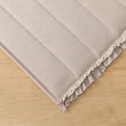 洗える接触冷感ラグ Nクールフリル(130X185 モカ rDS1) 13枚目画像