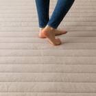 洗える接触冷感ラグ Nクールフリル(130X185 モカ rDS1) 14枚目画像