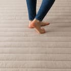 洗える接触冷感ラグ Nクールフリル(130X185 モカ rDS1) 14枚目画像