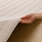 洗える接触冷感ラグ Nクールフリル(130X185 モカ rDS1) 15枚目画像