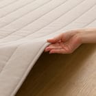 洗える接触冷感ラグ Nクールフリル(130X185 モカ rDS1) 15枚目画像