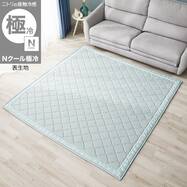 15mmウレタン入り極冷ラグ Nクール極冷ヤシ柄(NR04)