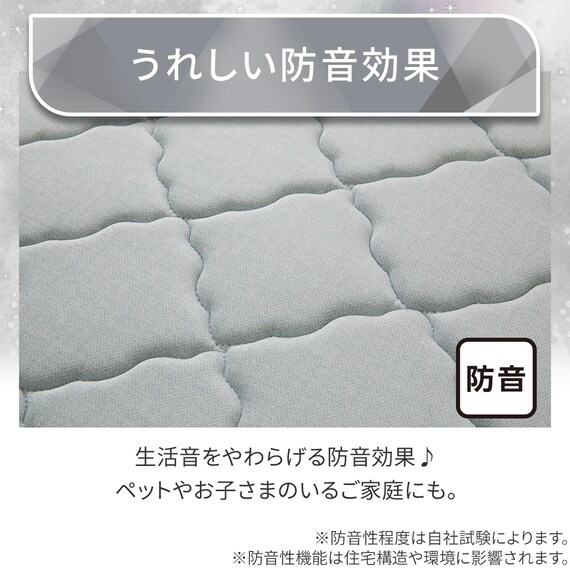 15mmウレタン入り極冷ラグ Nクール極冷ヤシ柄(130X185 NR04) 6枚目画像