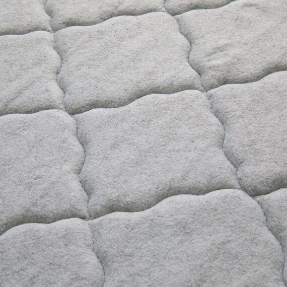 15mmウレタン入り極冷ラグ Nクール極冷ヤシ柄(130X185 NR04) 15枚目画像