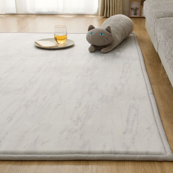 15mmウレタン入り極冷ラグ Nクール極冷石目柄(130X185 rDS2) 14枚目画像