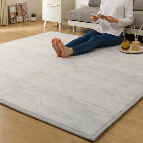 15mmウレタン入り極冷ラグ Nクール極冷石目柄(130X185 rDS2) 21枚目画像