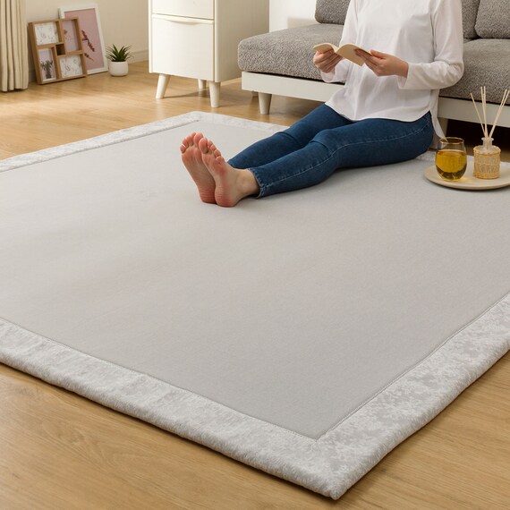 15mmウレタン入り極冷ラグ Nクール極冷(130X185 グレー rDS3) 19枚目画像