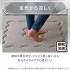 極厚30mmウレタン入り極冷ラグ Nクール極冷(130X185 グレー rDS4) 4枚目画像