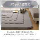 極厚30mmウレタン入り極冷ラグ Nクール極冷(130X185 グレー rDS4) 10枚目画像