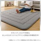 極厚30mmウレタン入り極冷ラグ Nクール極冷(130X185 グレー rDS4) 12枚目画像