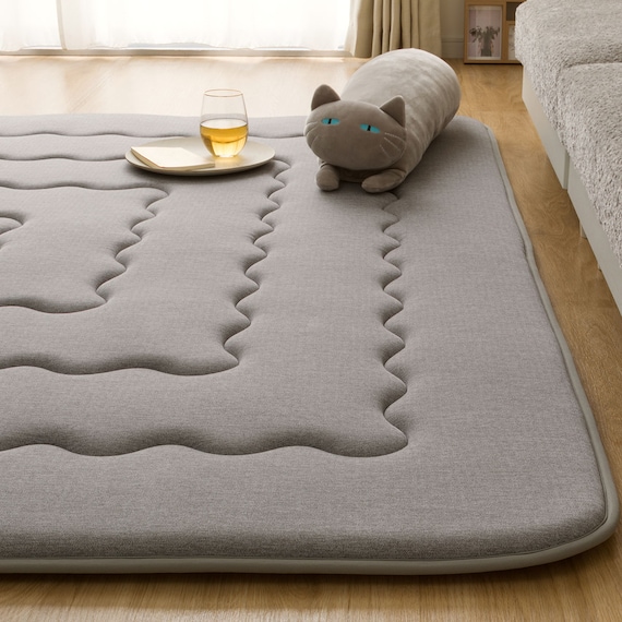 極厚30mmウレタン入り極冷ラグ Nクール極冷(130X185 グレー rDS4) 13枚目画像