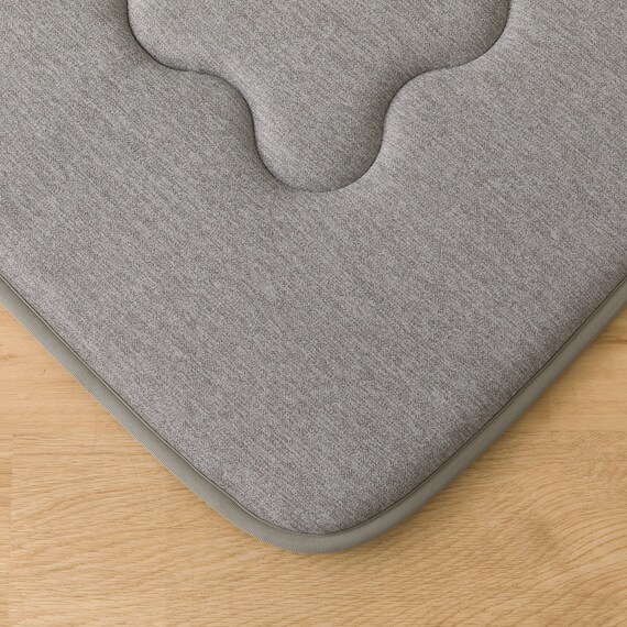 極厚30mmウレタン入り極冷ラグ Nクール極冷(130X185 グレー rDS4) 16枚目画像