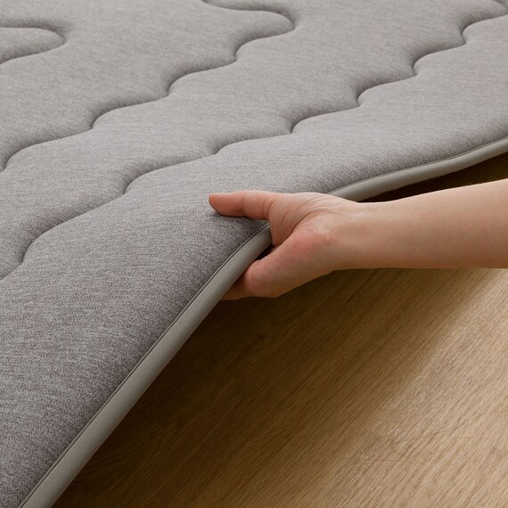 極厚30mmウレタン入り極冷ラグ Nクール極冷(130X185 グレー rDS4) 18枚目画像