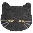 アクセントマット 滑り止めシート付き(デコネコ ブラック gST7) 6枚目画像