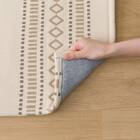 シンプル綿混ラグ(100X140 QA02) 4枚目画像