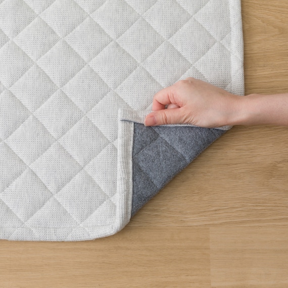 洗えるキルトラグ(ワッフル 130X185 QA03) 4枚目画像