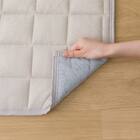 洗えるキルトラグ(ラグタオルジqu 130X185 VK01) 4枚目画像