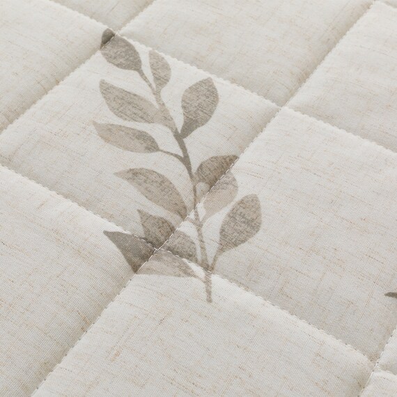 洗えるキルトラグ(リーフガラ 130X185 WY01) 2枚目画像