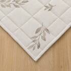 洗えるキルトラグ(リーフガラ 130X185 WY01) 3枚目画像