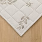 洗えるキルトラグ(リーフガラ 130X185 WY01) 3枚目画像