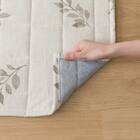 洗えるキルトラグ(リーフガラ 130X185 WY01) 4枚目画像