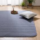 ウレタン10mm入り綿100％キルトラグ(コットン 130X185 YN01) 1枚目画像