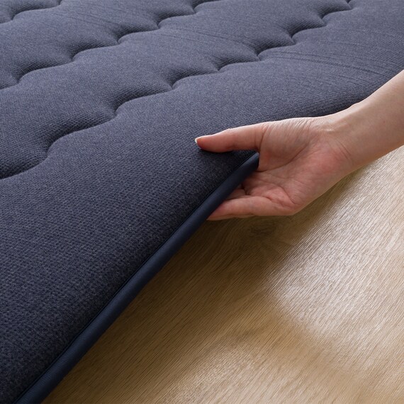 極厚30mmウレタン入り 綿100%ボリュームラグ(130X185 VK03) 6枚目画像