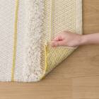 インド綿使用コットンラグ(spr 100X140 YE HF1) 4枚目画像