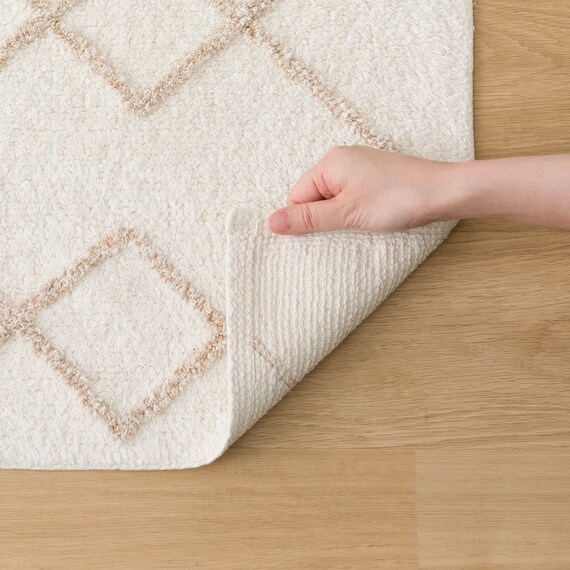 インド綿使用コットンラグ(bsr 120X180 BE HF4) 4枚目画像