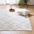 インド綿使用コットンラグ(bsr 180X180 BE HF4) 1枚目画像