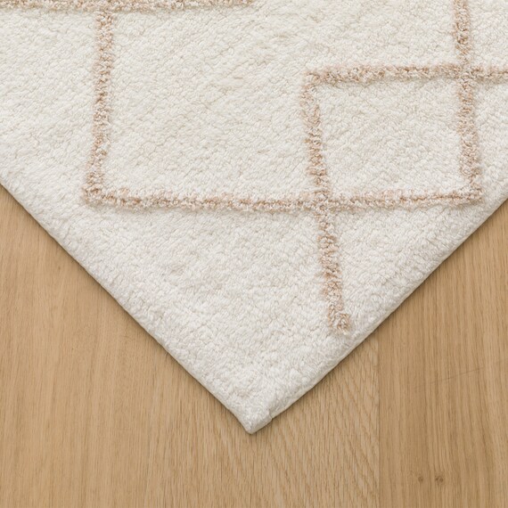 インド綿使用コットンラグ(bsr 180X180 BE HF4) 3枚目画像