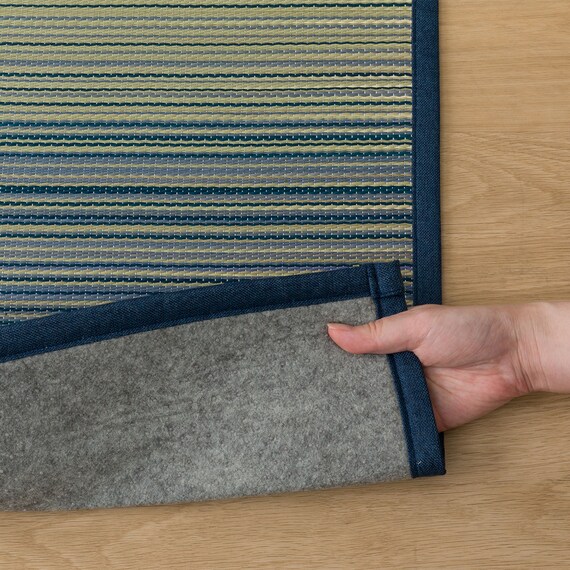い草ラグ(120X180 ブルー NJ02) 9枚目画像