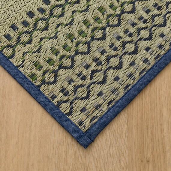 い草ラグ(120X180 ブルー WY02) 7枚目画像