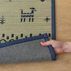 い草ラグ(120X180 ブルー WY02) 8枚目画像