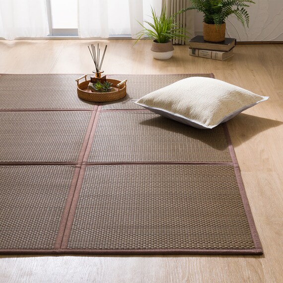 い草ラグ(120X180 ブラウン NJ04) 1枚目画像