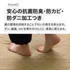 ボリュームい草ラグ(PL 180X180 WY03) 4枚目画像